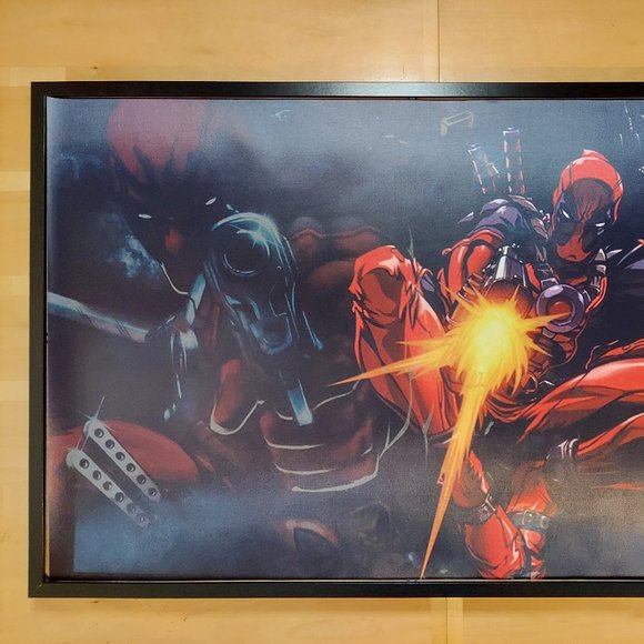 Deadpool silk canvas Fabric Poster (36" x 24") - Picture 2 of 3